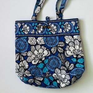 Vera Bradley Floral Blue Tote Bag
